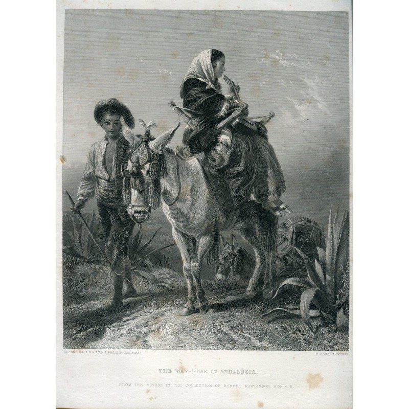 The way-side in andalusia (1868)
