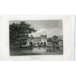 Abbaye de Medmenham gravée par J. Smith d'après un dessin de F. Nash