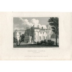 Château de Cortachy, gravé par J.C. Varrell. Dessiné par J.P. Neale.