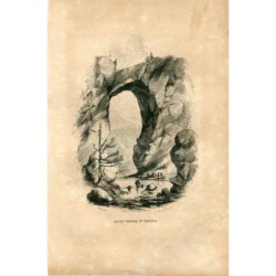 Pont rocheux en Virginie. John William Orr