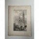 Cathédrale Notre-Dame de Senlis. France. Ensemble de 5 lithographies anciennes. Gravures Anciennes (1831)
