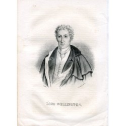 Lord Wellington Lithographie von Perez und Donon