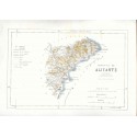 Mapa de la provincia d Alicante. por Benito Cuaranta