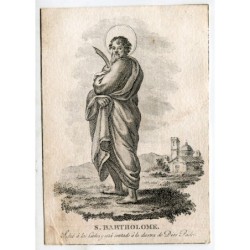San Bartolmé grabado siglo XVIII
