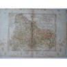 Antique map of northern regions of France. Robert de Vaugondy (1806)