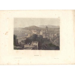 Spain. "View of Malaga" Recorded by Eigenthum der Verleger