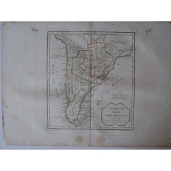 Paraguay, Chill, Terre Maguellan by Robert de Vaugondy-Delamarché