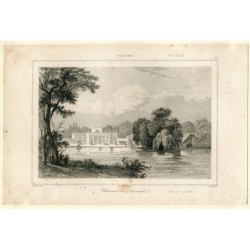 Poland. Chateau de Lazienki, engraved by J. Arnout. Desaulx and Lemaitre conducted.