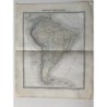 Map of South America - Engraving by Ambroise Tardieu & A. Vuillemin.