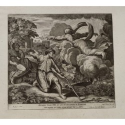 Der HERR war Isaak erschienen und hatte gesagt: „Geh nicht nach Ägypten ...“ – Kupferstich von 1674