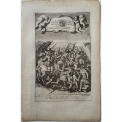 Bibbia. La morte di Giuda, a cura di Richard Blome nel XVII secolo