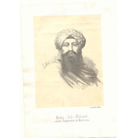 Muley-Sidi-Mohamet actual emperador de Maruecos' Printed by Labielle Barna