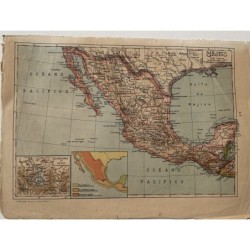 Karte von Indien, 1885 von Gras y Cia.