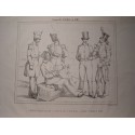 Cuerpo de Artilleria en 1846. Litografía del Museo de Artillería.