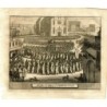 Procession des pelerins a Compostelle, 1715. Engraved by P. Vander Aa