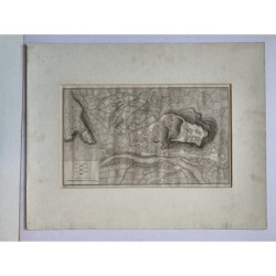 Map of Lérida - Alexandre Laborde - Antique map engraving 1810