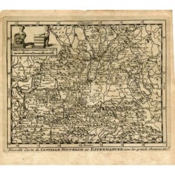 Nouvelle carte du Castilla nouvelle et Extremadure di Van der Aa