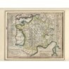 Karte von Frankreich - J. Walch - ca. 1810