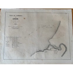 Mappa dell'affare Larache dello squadrone spagnolo del 28 febbraio 1860