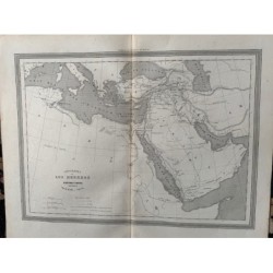 Mappa degli Ebrei. Incisa da R. Alabern (1853)