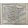 Carte de l'Espagne et du Portugal publiée à Londres par T. Tegg