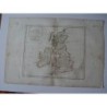 Antica mappa del Regno Unito. Robert de Vaugondy (1794)