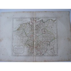 Antique map of Germany. Robert de Vaugondy (1794)