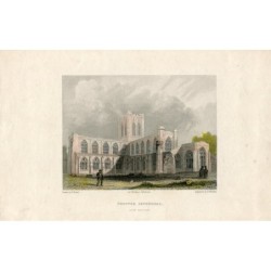 Angleterre. Cathédrale de Chester. Gravure de B. Wilkie d'après B. Baud, 1840.