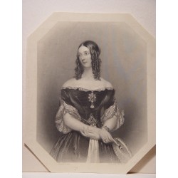 Helen Selina, Lady Dufferin, after F. Stone. Engraved by H. Robinson