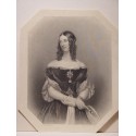 Helen Selina, Lady Dufferin, after F. Stone. Engraved by H. Robinson