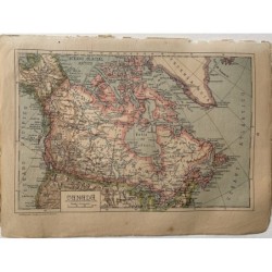 Karte von Kanada, 1947.
