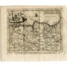 Novelle carte de Biscaye.Grabado Pieter Vander Aa (Alvarez de Colmenar) en 1715
