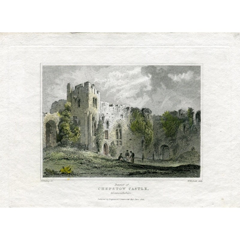 Château de Chepstow au Pays de Galles