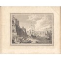 Turquie-Grèce. "Vue des Dardanelles". Metz a fait match nul. Gravé William Angus (1752-1821)
