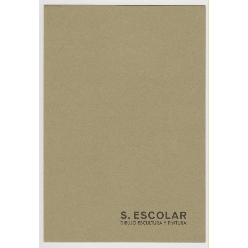 Catalogo della mostra "Segundo Escolar Diez" presso la Galleria Alonso di Las Arenas, aprile 1979. Con quattro tavole.