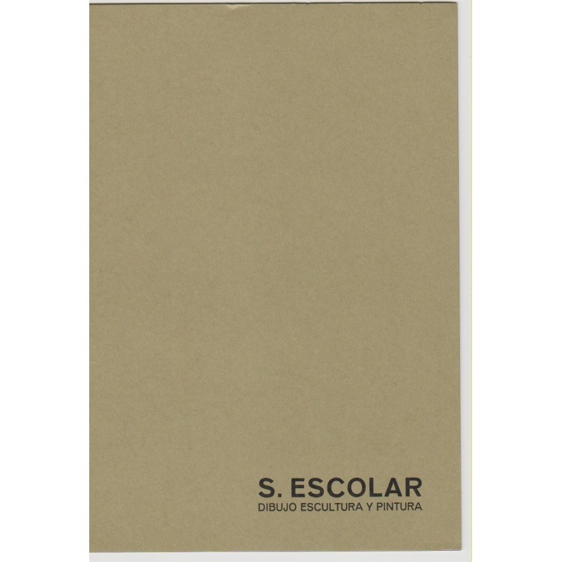 Catalogue d'exposition de Segundo Escolar Diez à la Galerie Tártalo Arte de Vitoria. Novembre 1978