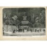 Gravure originale Jardins de Crémone, La Plate-forme chinoise 1857
