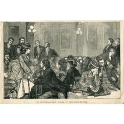 Engraving An Australian-meat supper at Newcastle-on-Tyne.