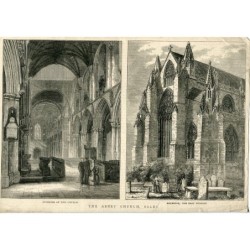 Gravur Die Abteikirche Selby