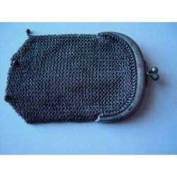 Sac en filet à double compartiment, sans accents argentés.