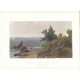 Estados Unidos. «On the Beverly Coast Massachussetts» De un cuadro de J.F. Kensett (1818-1872). Grabó Robert Hinshelwood (1812-)