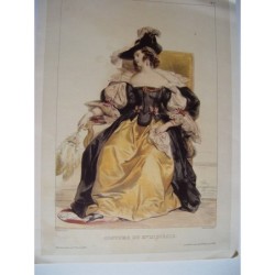 Lithographic reproduction Costume du XVII siecle by Lemercier