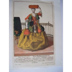 Eine Börse. Lithographie