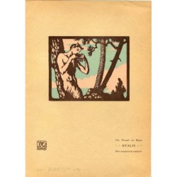 Xilografia di Charles Picart le Doux, illustrazione per l'opera Hyalis