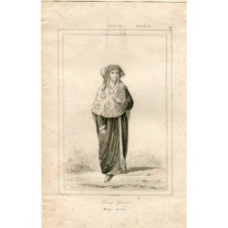 Persia. Femme Guèbre. Incisione del 1860