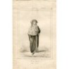 Persia. Femme Guèbre. Engraving 1860