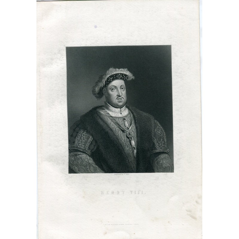 Heinrich VIII., gestochen von W. Holl