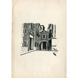 Ville gravée par Pedro Marco