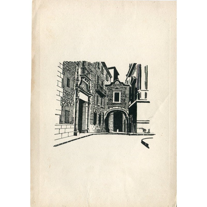 City engraved by Pedro Marco