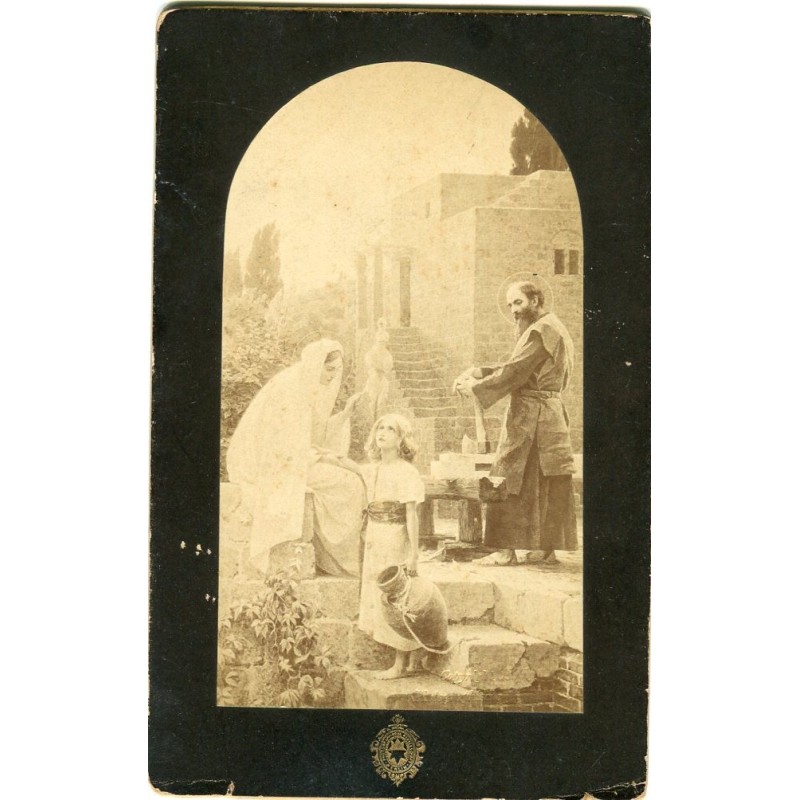 Albumina. Fotoincisione della Sacra Famiglia di Gebhard Fugel (1863-1939) realizzata nel 1897.